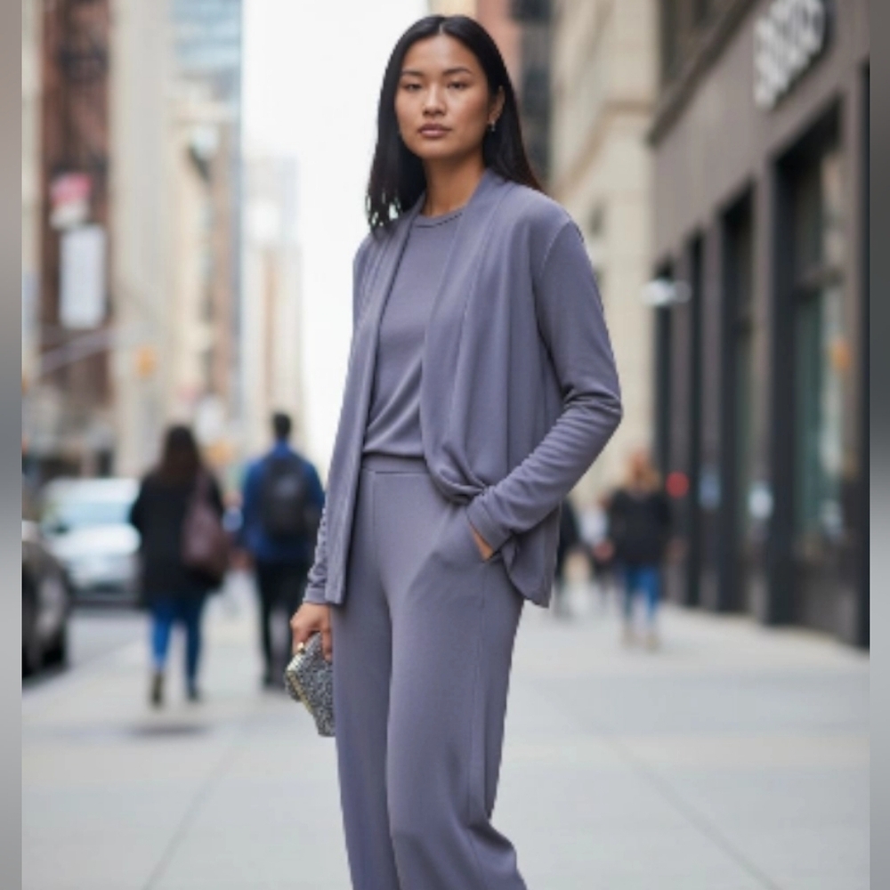 Vintage Carolyn Strauss 2 Piece Pants & Jacket & Attached Blouse  M_L